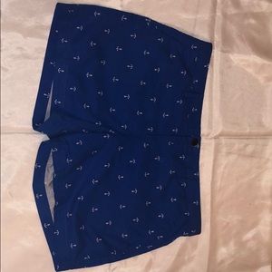 Blue anchor shorts